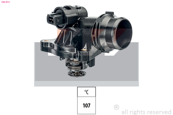 Termostat chladenia KW